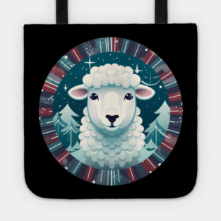 Sheep in Ornament, Love Farm Animals Tote
