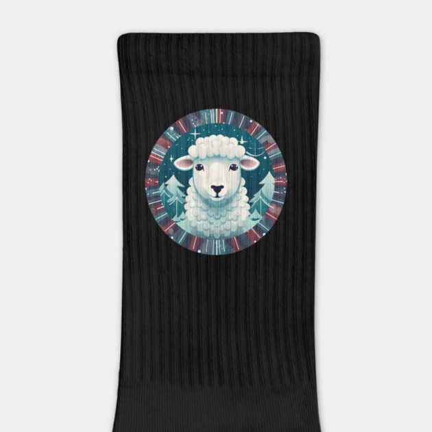 Sheep in Ornament, Love Farm Animals by logiamerch