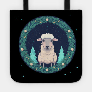 Sheep in Ornament, Love Farm Animals Tote