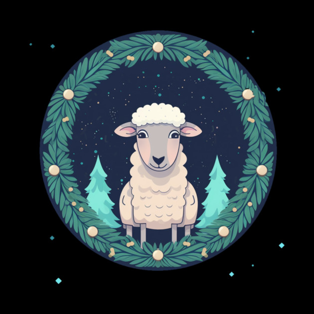 Sheep in Ornament, Love Farm Animals by logiamerch