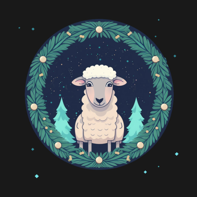 Sheep in Ornament, Love Farm Animals by logiamerch