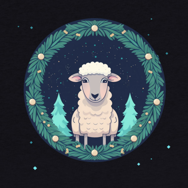 Sheep in Ornament, Love Farm Animals by logiamerch
