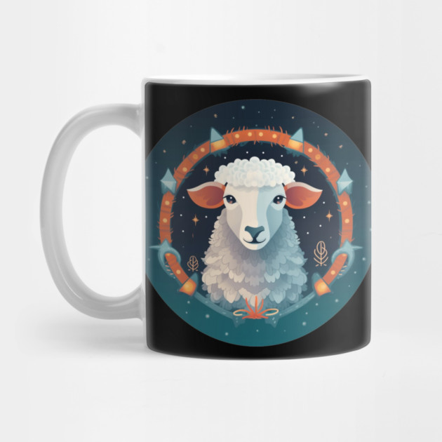 Sheep in Ornament, Love Farm Animals by logiamerch
