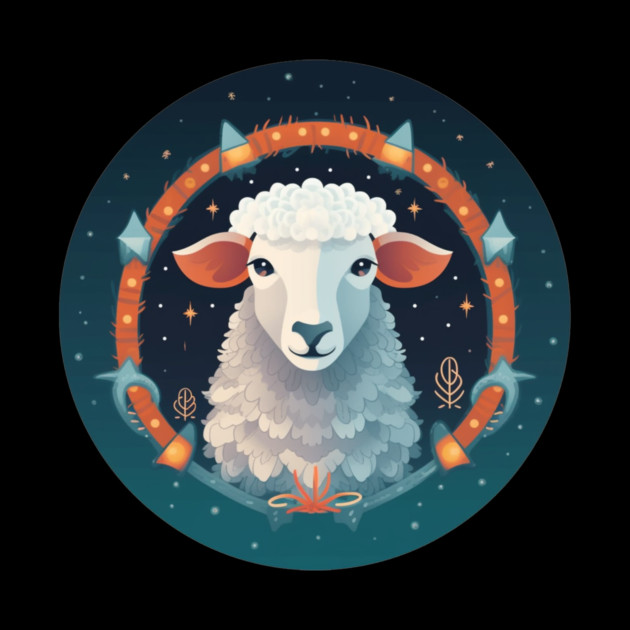 Sheep in Ornament, Love Farm Animals by logiamerch