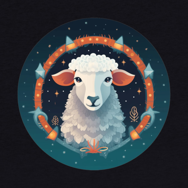 Sheep in Ornament, Love Farm Animals by logiamerch
