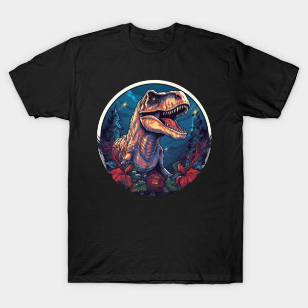 T rex in Ornament, Love Dinosaurs T-Shirt by logiamerch