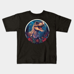 T rex in Ornament, Love Dinosaurs Kids T-Shirt