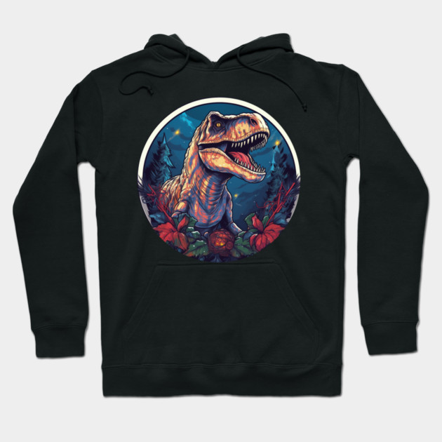 T rex in Ornament, Love Dinosaurs Hoodie by logiamerch