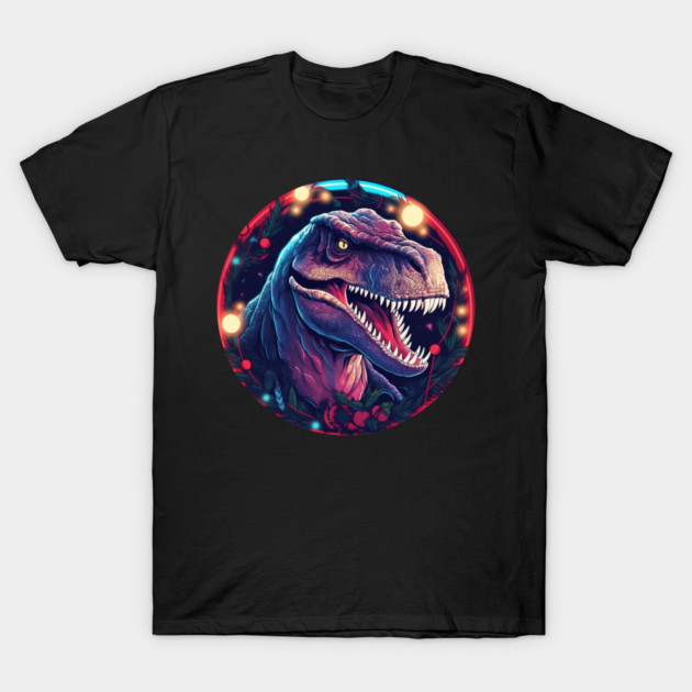 T rex in Ornament, Love Dinosaurs T-Shirt by logiamerch