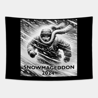 Snowmageddon 2024 Tapestry