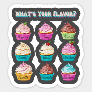 What's Your Flavor Cupcake? Magnet