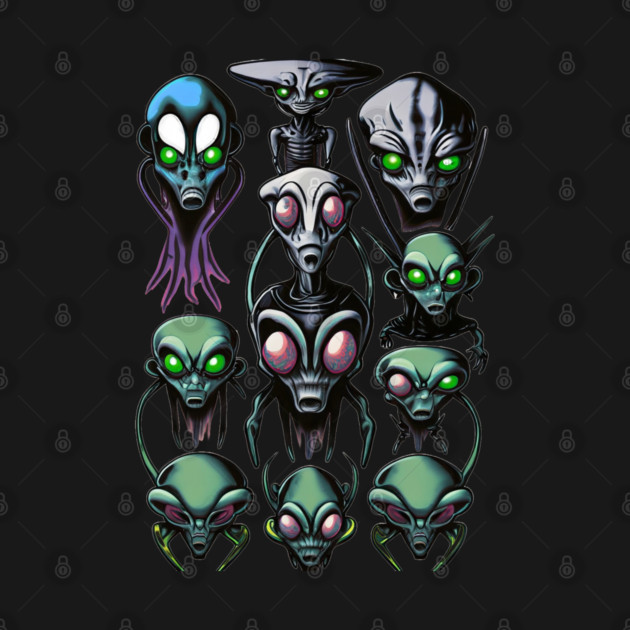 Aliens Exist by Pixel Threads 