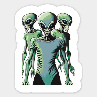 Alien Abductees Sticker