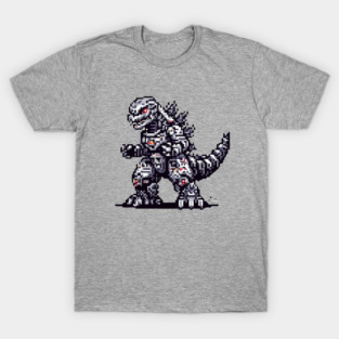 Pixel Mechagodzilla Mekagojira Ni T-Shirt