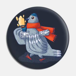 City Pigeon Pin