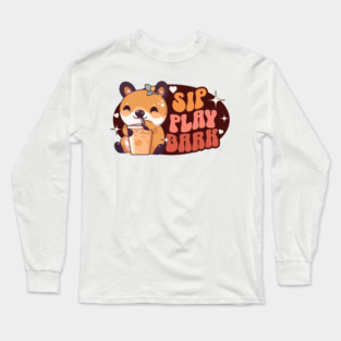 Sip, Play Bark Long Sleeve T-Shirt