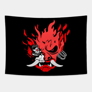 cyberpunk red Tapestry