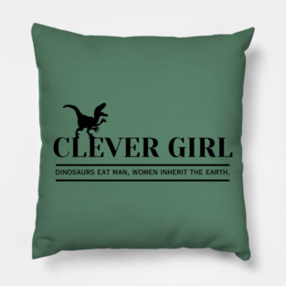 Jurassic Park - Clever Girl Pillow
