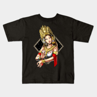 Cambodian Khmer Apsara Dancer Kids T-Shirt