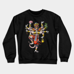 Cambodian Khmer Hanuman Crewneck Sweatshirt