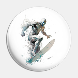 IRON SURFER Pin