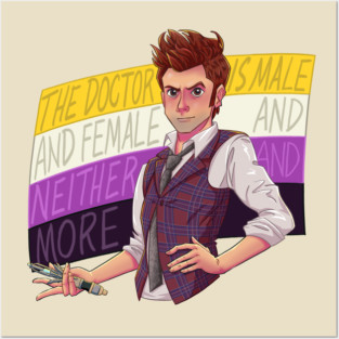 Nonbinary Doctor Who - Fourteenth Doctor Posters and Art