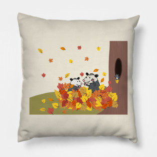 Fall fun Opossums Pillow