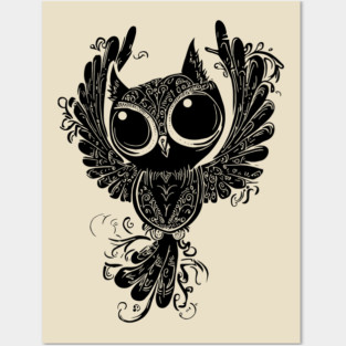 Owl Posters and Art