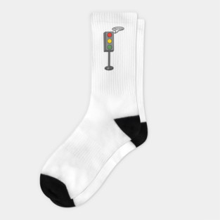 death by a thousand cuts traffic light Socks