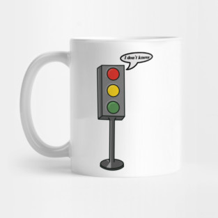 death by a thousand cuts traffic light Mug