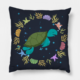 sea turtle Pillow
