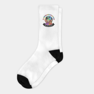 Rainbow Dreamcatcher The Love Podcast Logo Socks