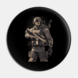 Tactical Soldier Pin