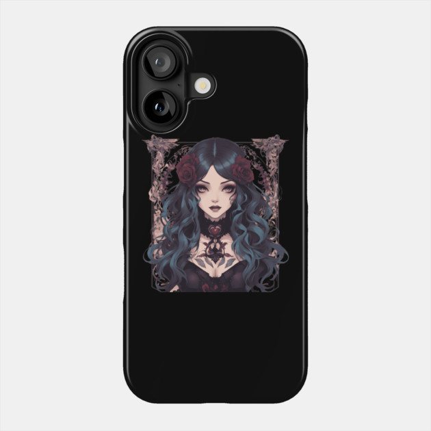Goth Beauty Phone Case by animegirlnft