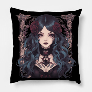 Goth Beauty Pillow