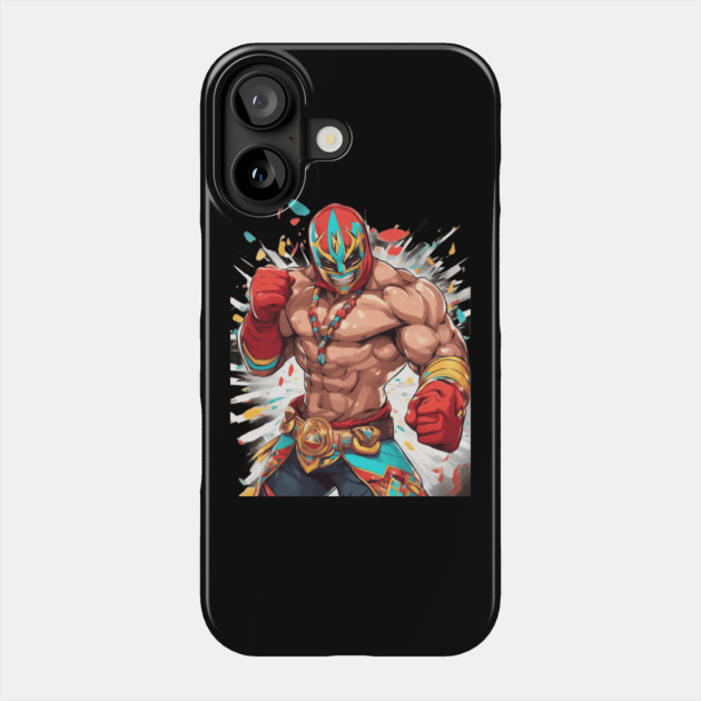 Mexican Wrestler Phone Case by animegirlnft