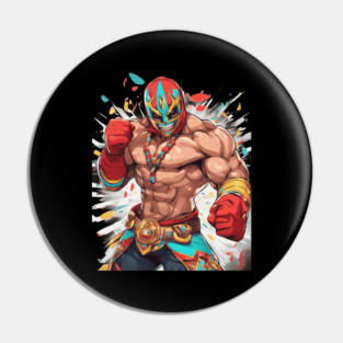 Mexican Wrestler Pin