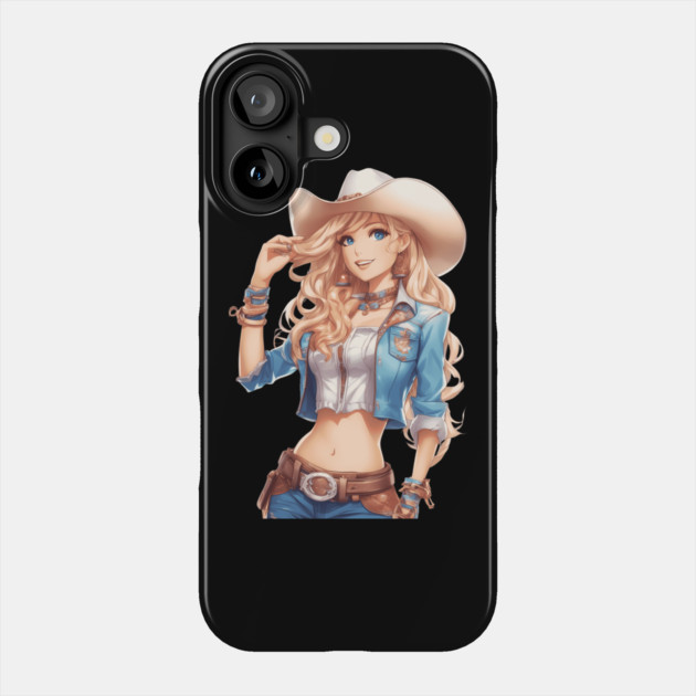 Wild West Woman Phone Case by animegirlnft
