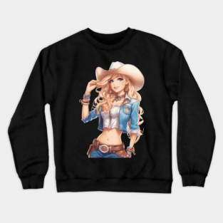 Wild West Woman Crewneck Sweatshirt