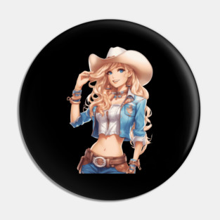 Wild West Woman Pin