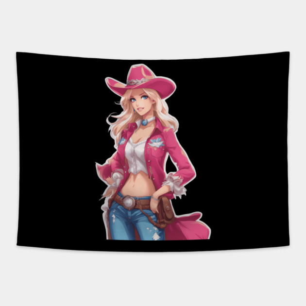 Lady Sherrif Tapestry by animegirlnft