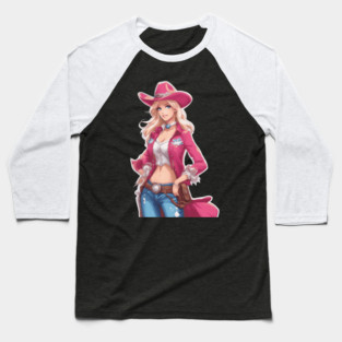 Lady Sherrif Baseball T-Shirt