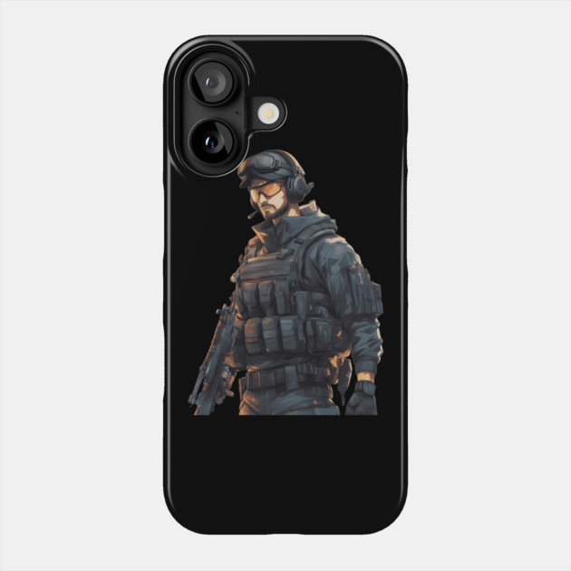Anti Terrorist Squad Phone Case by animegirlnft