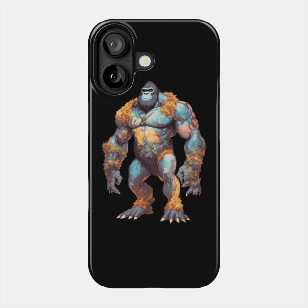 Ripped Gorilla Phone Case by animegirlnft