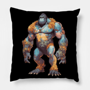 Ripped Gorilla Pillow