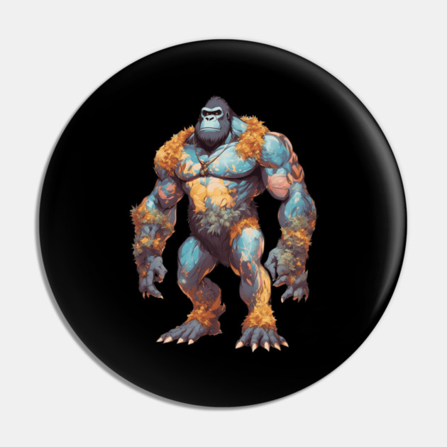Ripped Gorilla Pin by animegirlnft