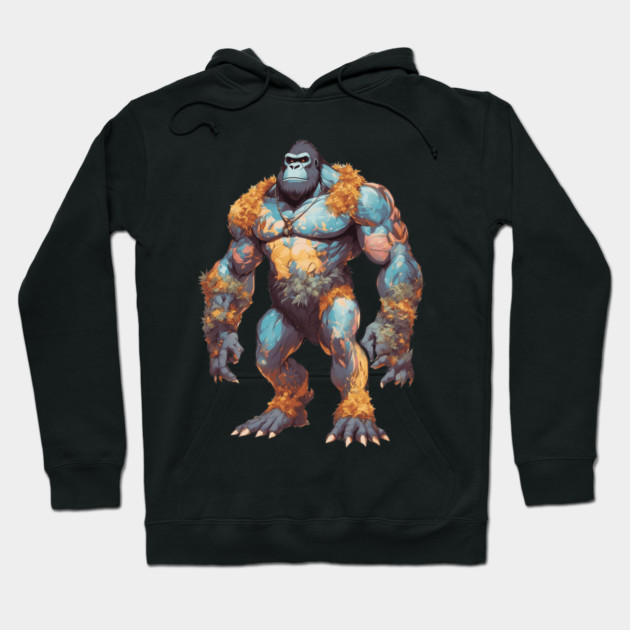 Ripped Gorilla Hoodie by animegirlnft