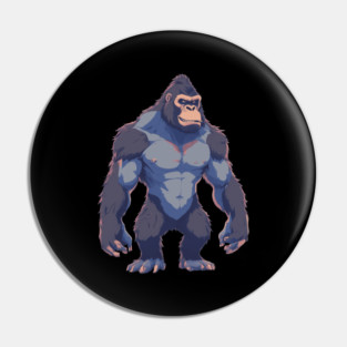 Silverback Gorilla Pin
