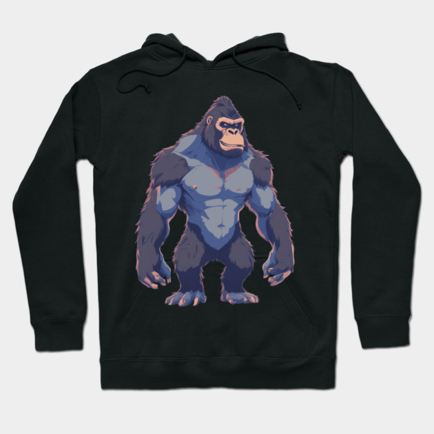 Silverback Gorilla Hoodie by animegirlnft