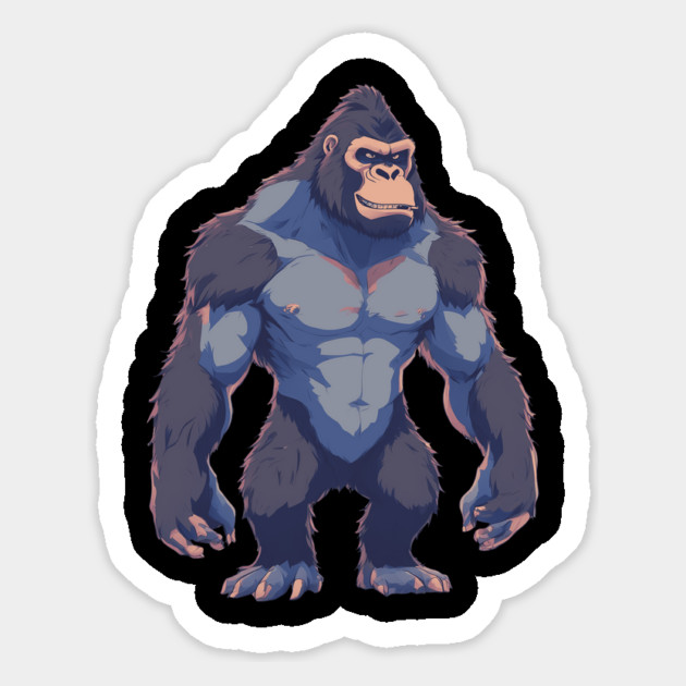 Silverback Gorilla Magnet by animegirlnft